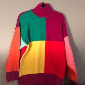 Love + Harmony multi colored sweater!